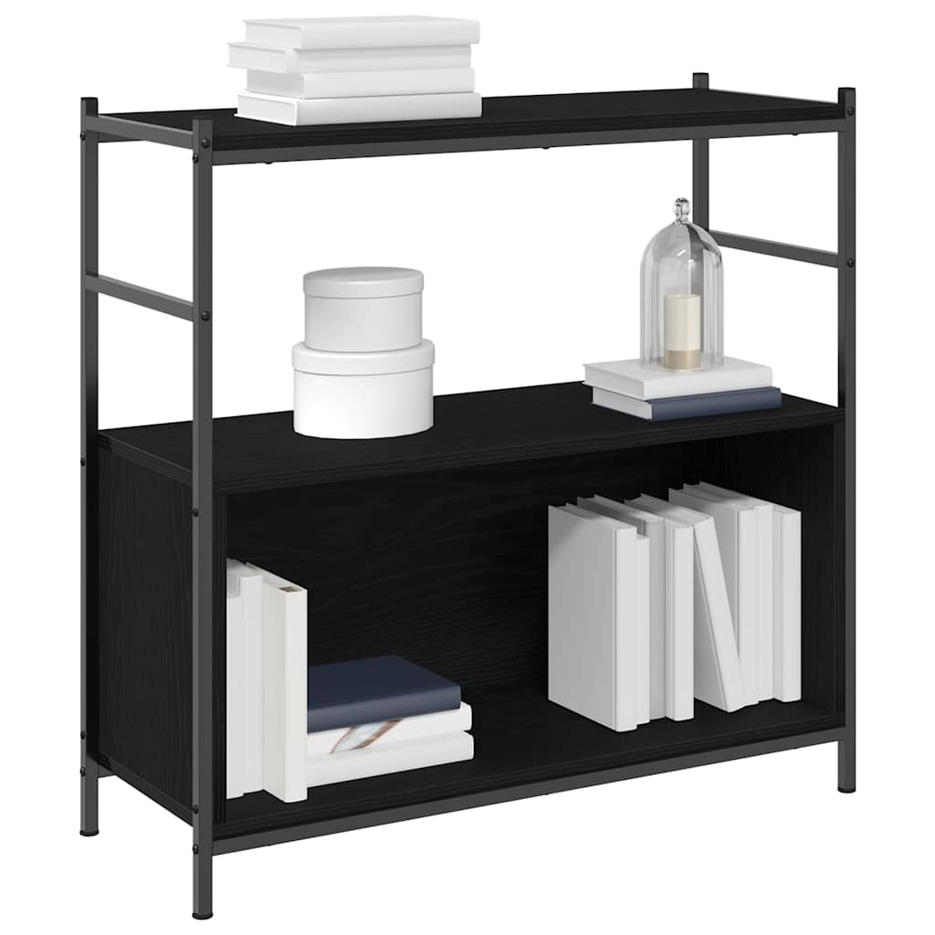 Estante Carvalho preto 80 x 30 x 78.5 cm Madeira processada