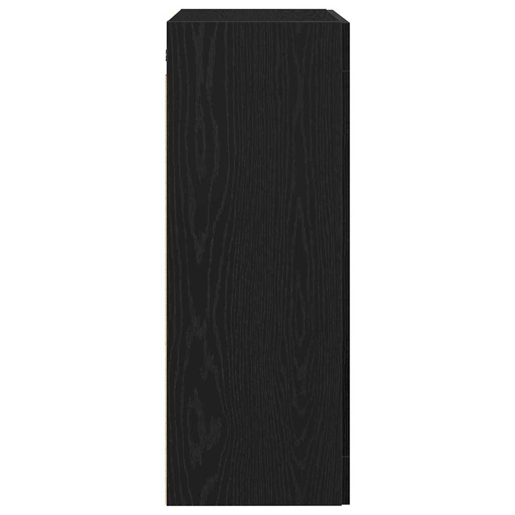 Estante de Parede Carvalho preto 69.5 x 34 x 90 cm