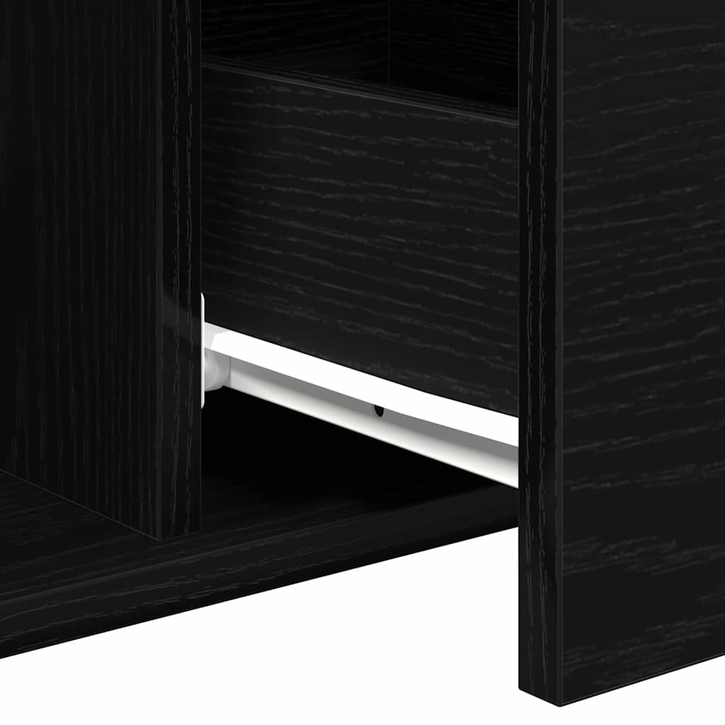 Mesa de Centro with Drawer Carvalho preto 90 x 50 x 36.5 cm