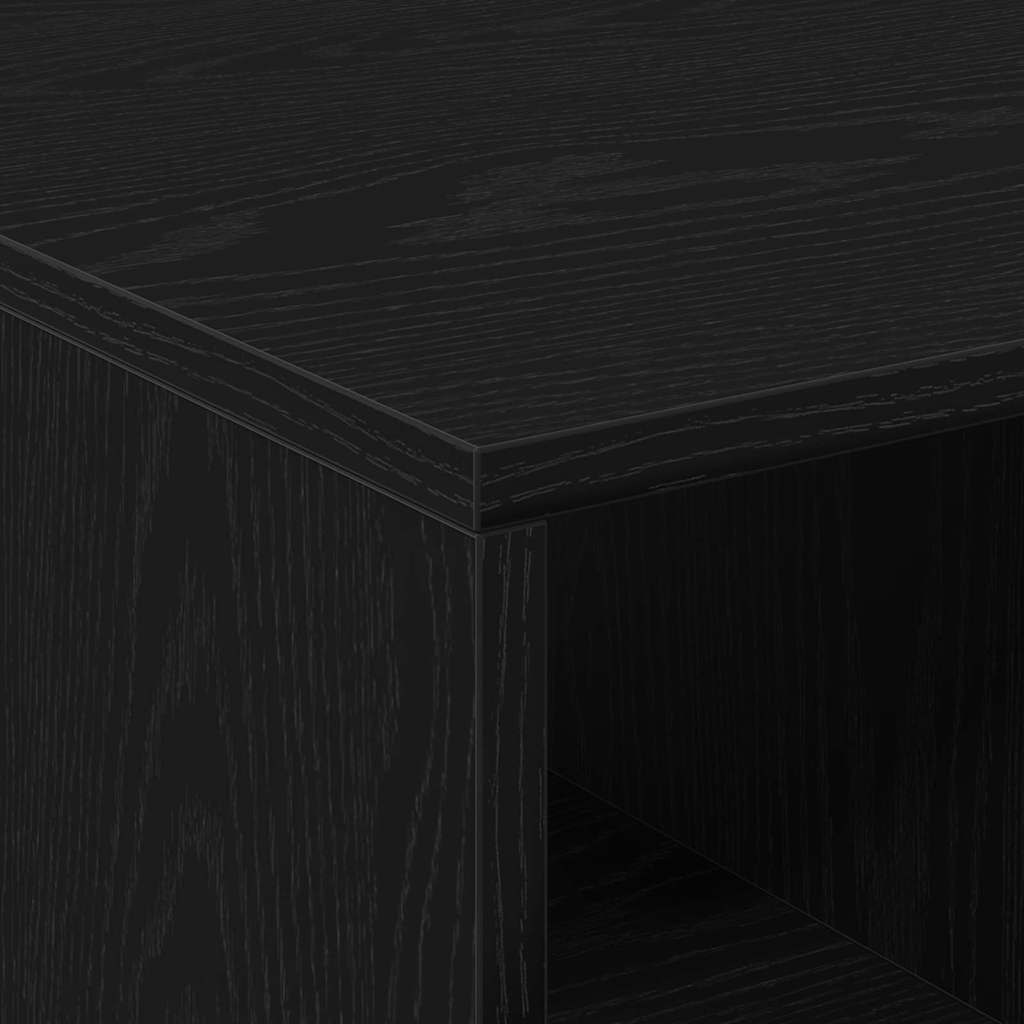Mesa de Centro with Drawer Carvalho preto 90 x 50 x 36.5 cm