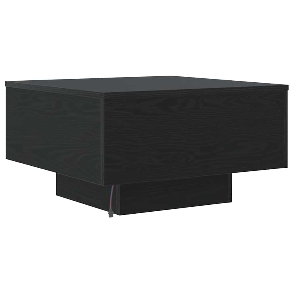 Mesa de centro Carvalho Preto 55 x 55 x 31 cm