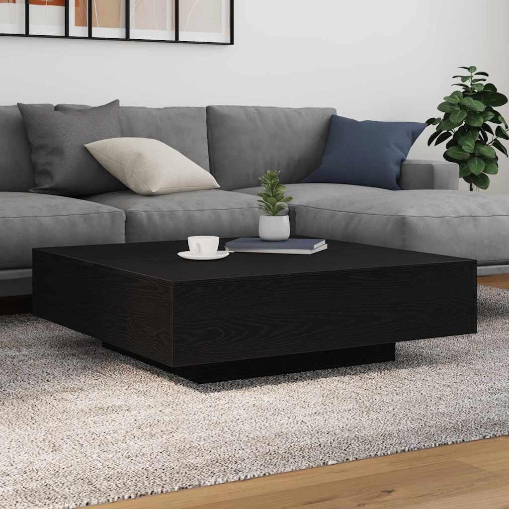 Mesa de centro Carvalho Preto 100 x 100 x 31 cm