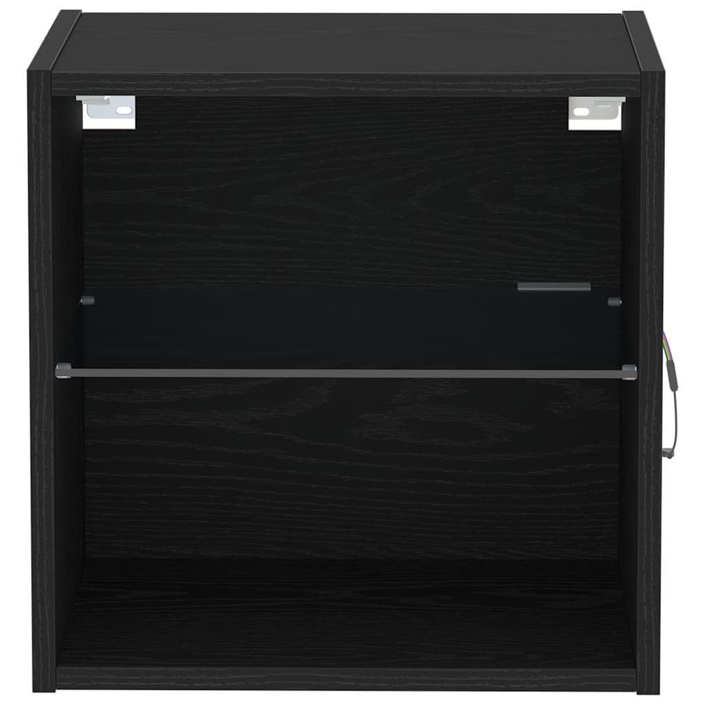 Prateleira Flutuante 2 pcs Preto 40 x 28.5 x 40 cm