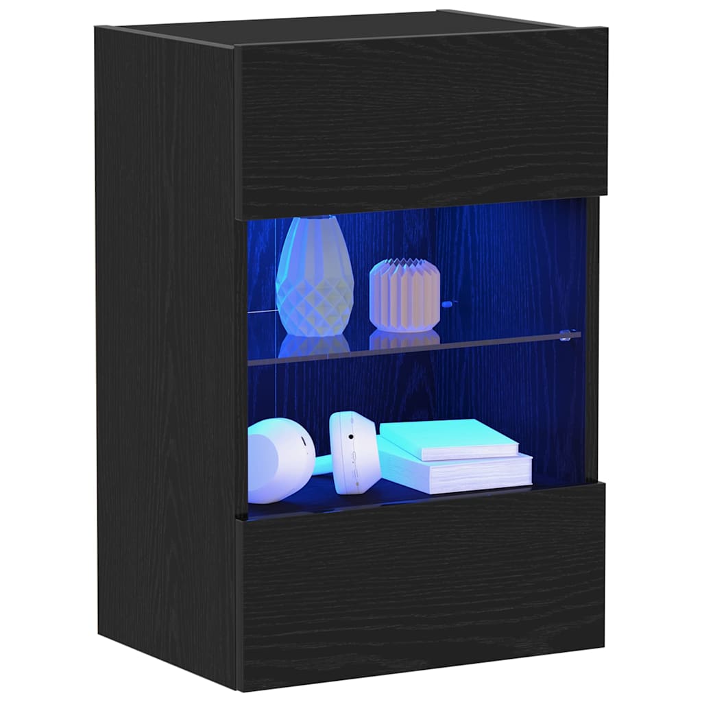 Conjunto de móvel de TV Preto 40 x 30 x 60,5 cm