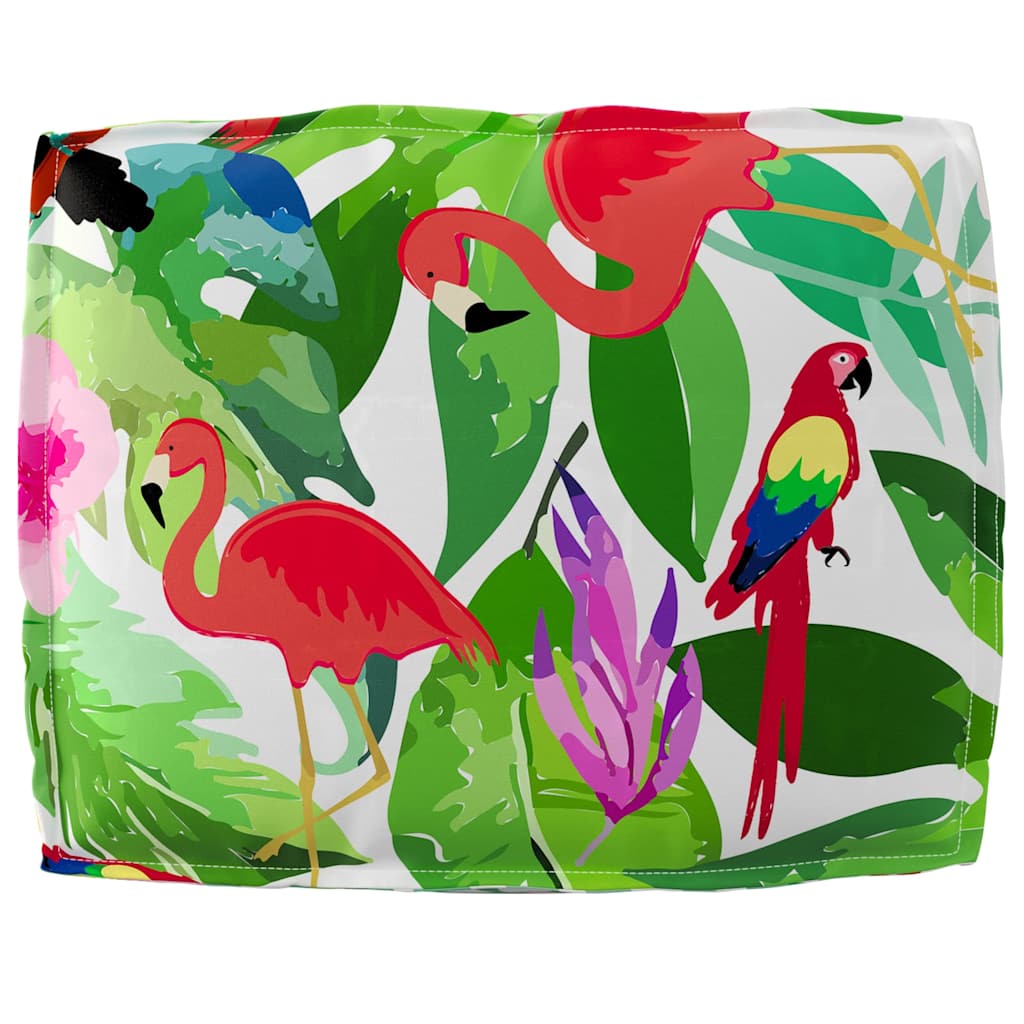Almofada de palete para encosto Multicolor 50 x 40 x 12 cm