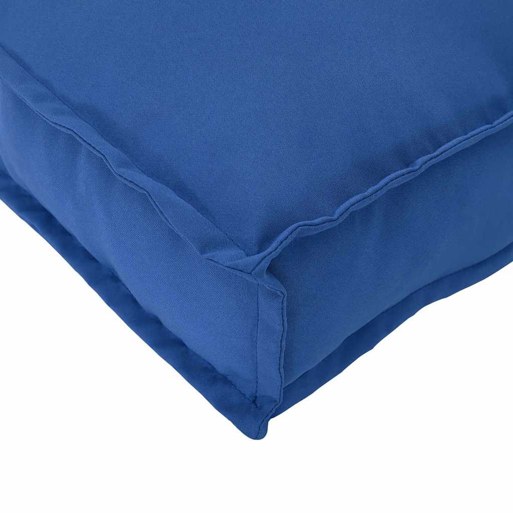 Almofada de palete para assento Azul real 70 x 70 x 12 cm