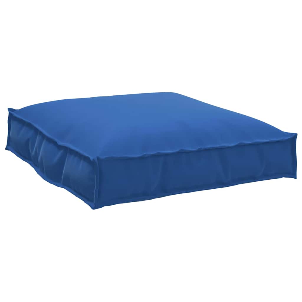 Almofada de palete para assento Azul real 70 x 70 x 12 cm