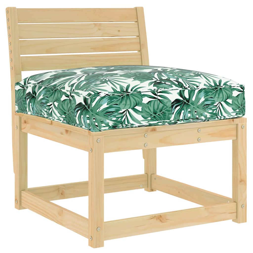 Almofada de palete para assento Floral Padrão de folhas