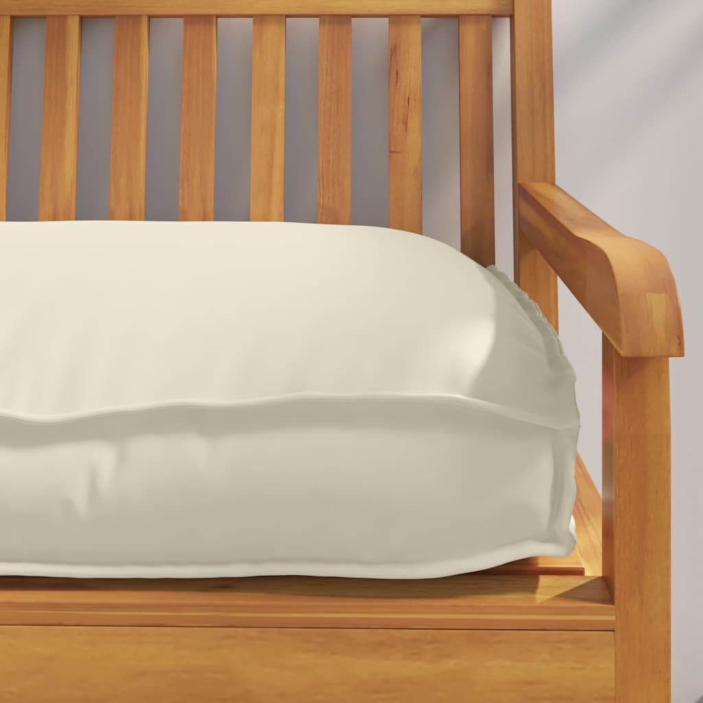 Almofada de palete para assento / encosto Creme 120 x 50 x 12 cm