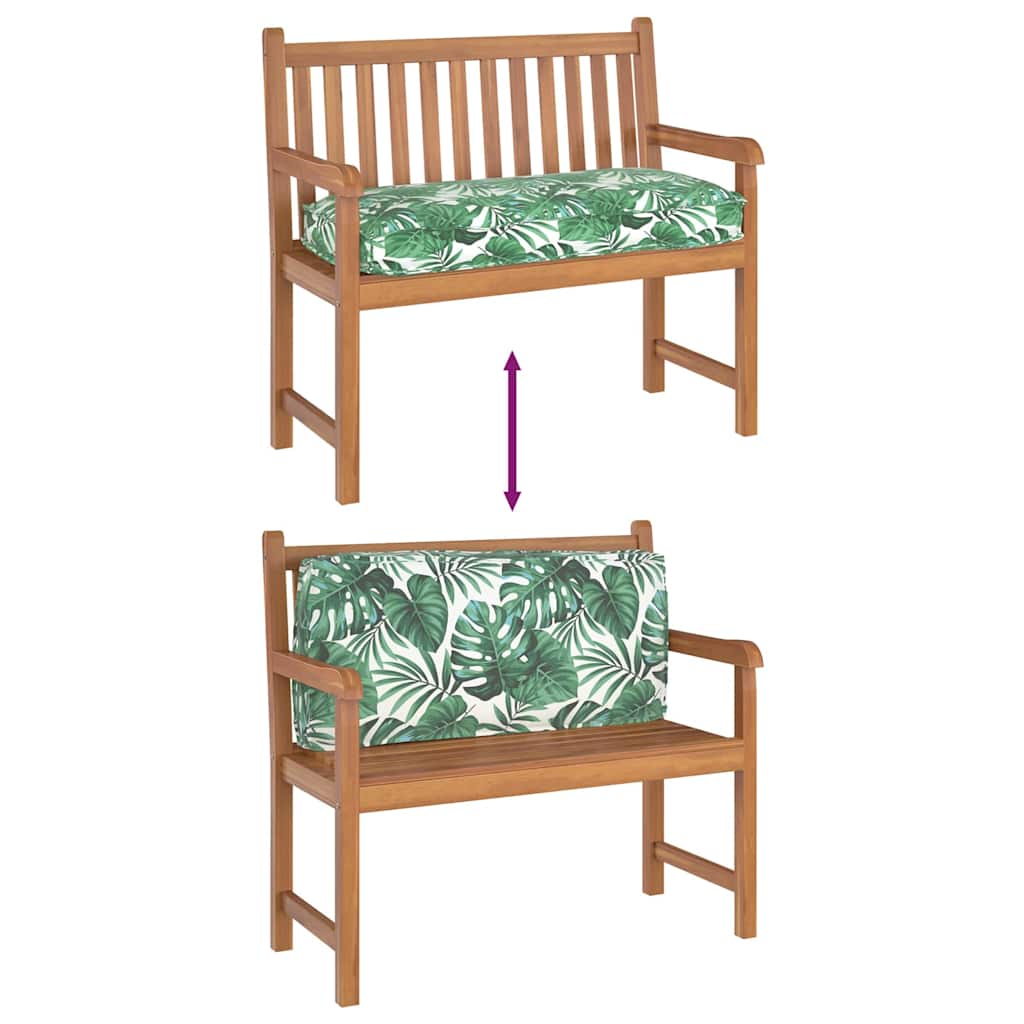 Almofada de palete para assento / encosto Floral Padrão de folhas