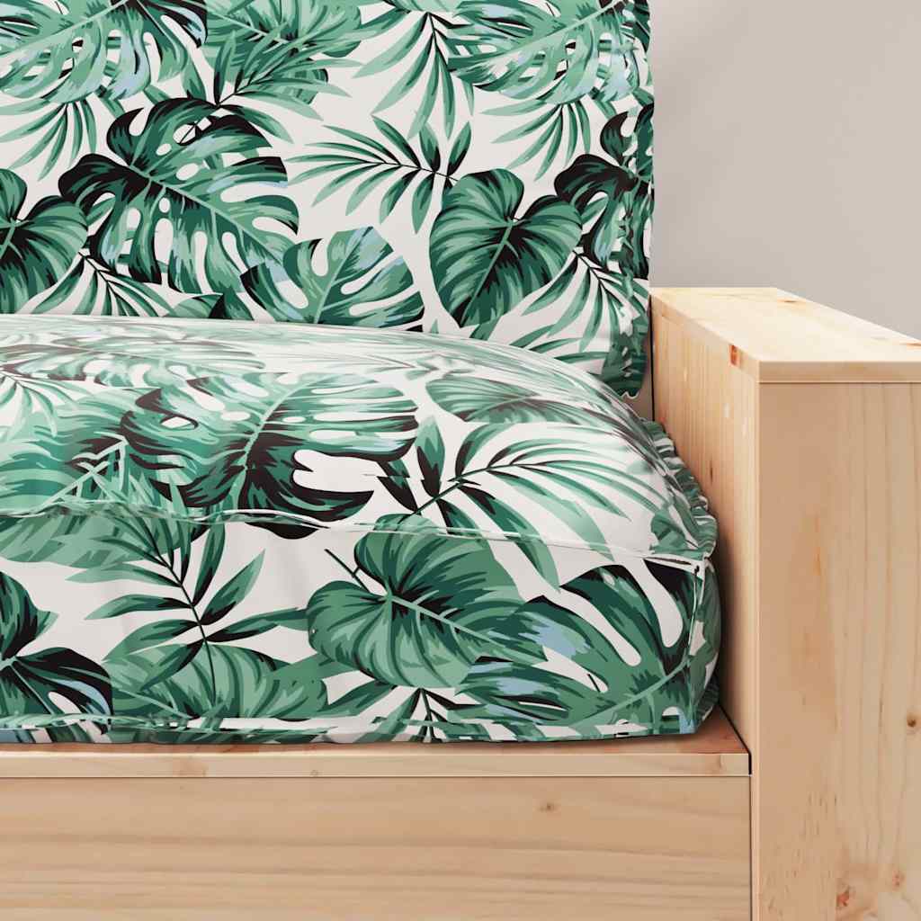 Almofada de palete para assento Floral Padrão de folhas