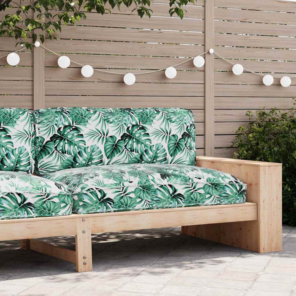 Almofada de palete para assento Floral Padrão de folhas