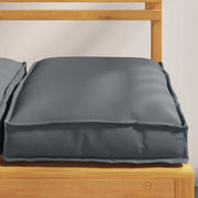 Almofada de palete para assento 2 pcs Antracite 40 x 40 x 8 cm