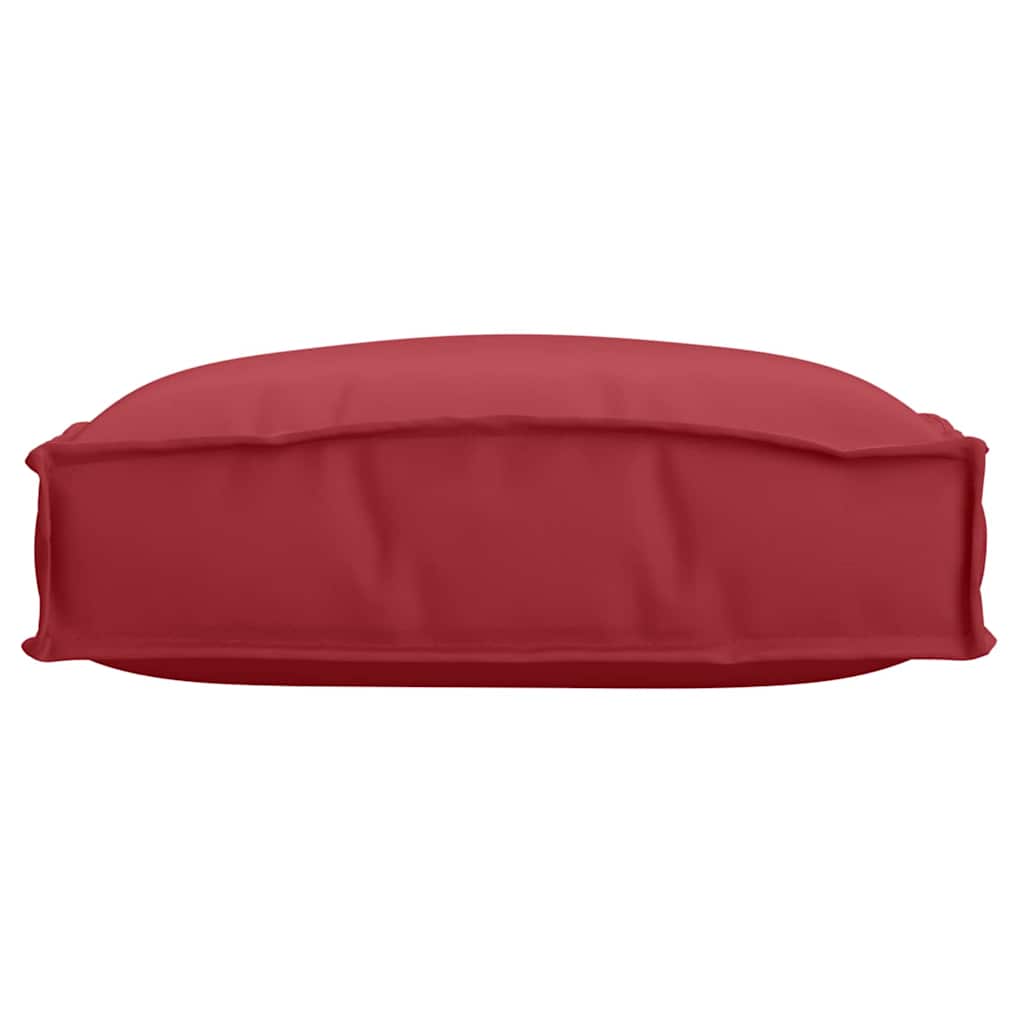 Almofada de palete para assento 2 pcs Vinho Vermelho
