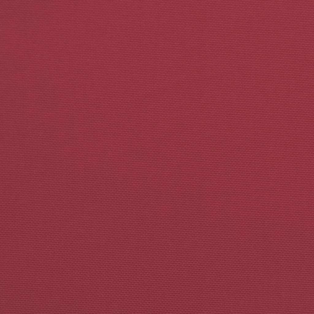 Almofada de palete para assento 2 pcs Vinho Vermelho