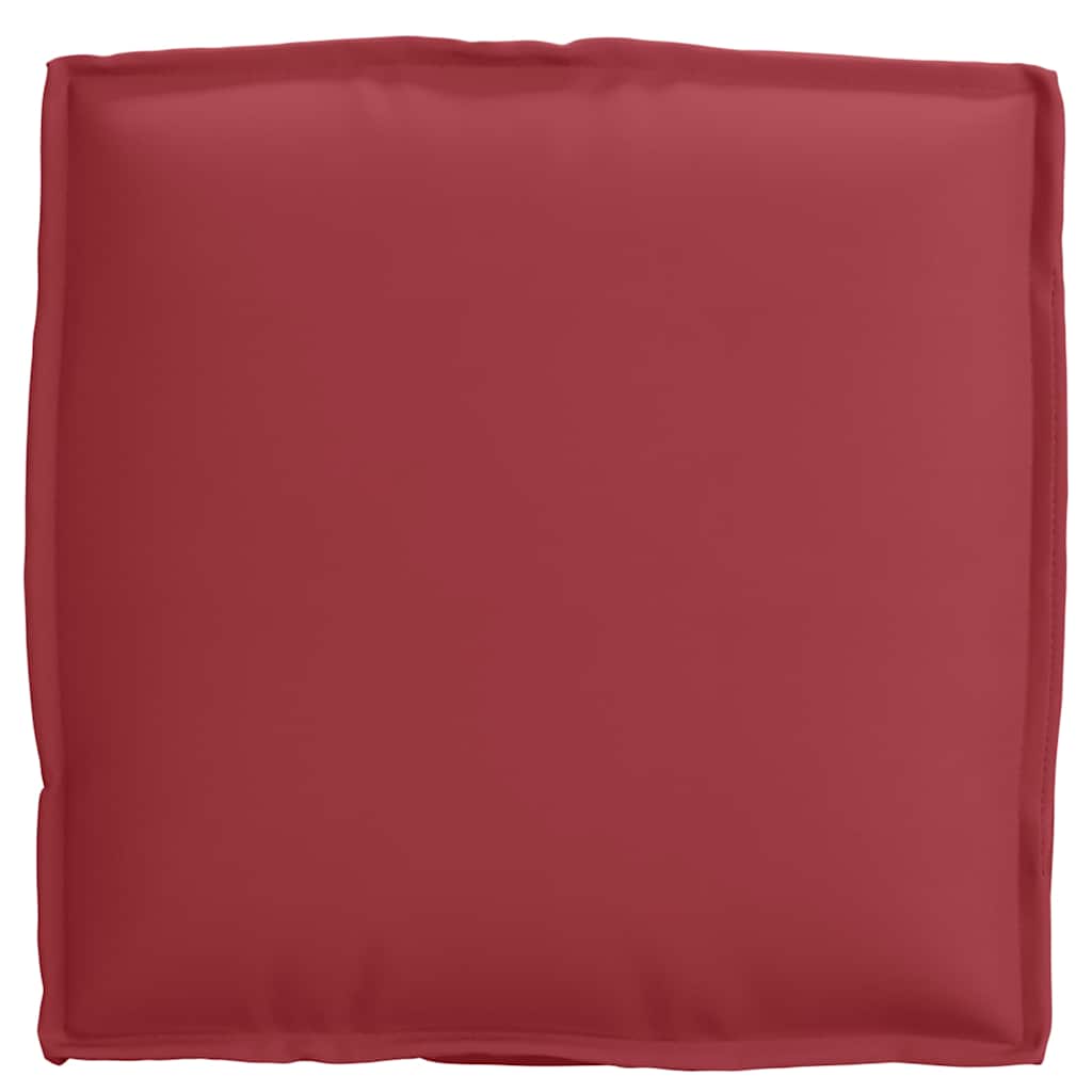 Almofada de palete para assento 2 pcs Vinho Vermelho