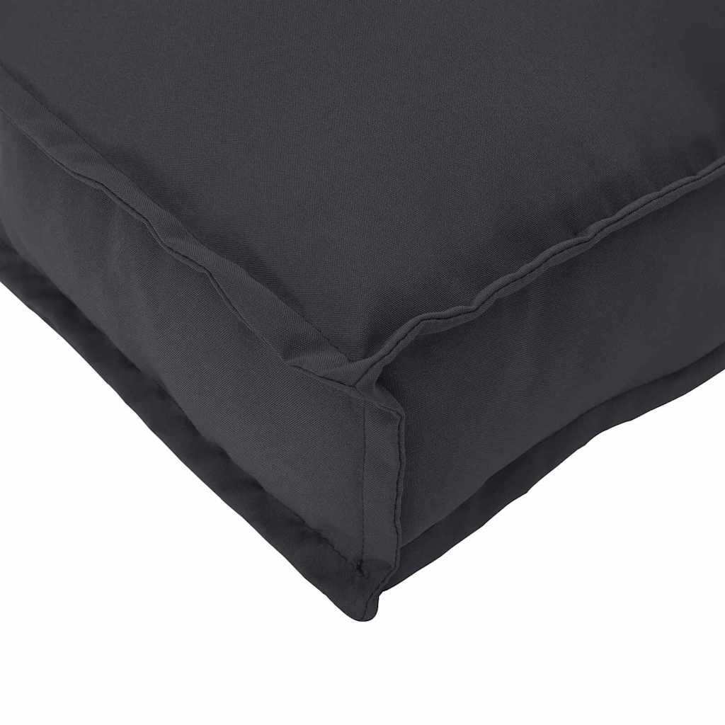 Almofada de palete para assento 4 pcs Preto 40 x 40 x 8 cm