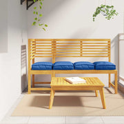 Almofada de palete para assento 4 pcs Azul real 40 x 40 x 8 cm