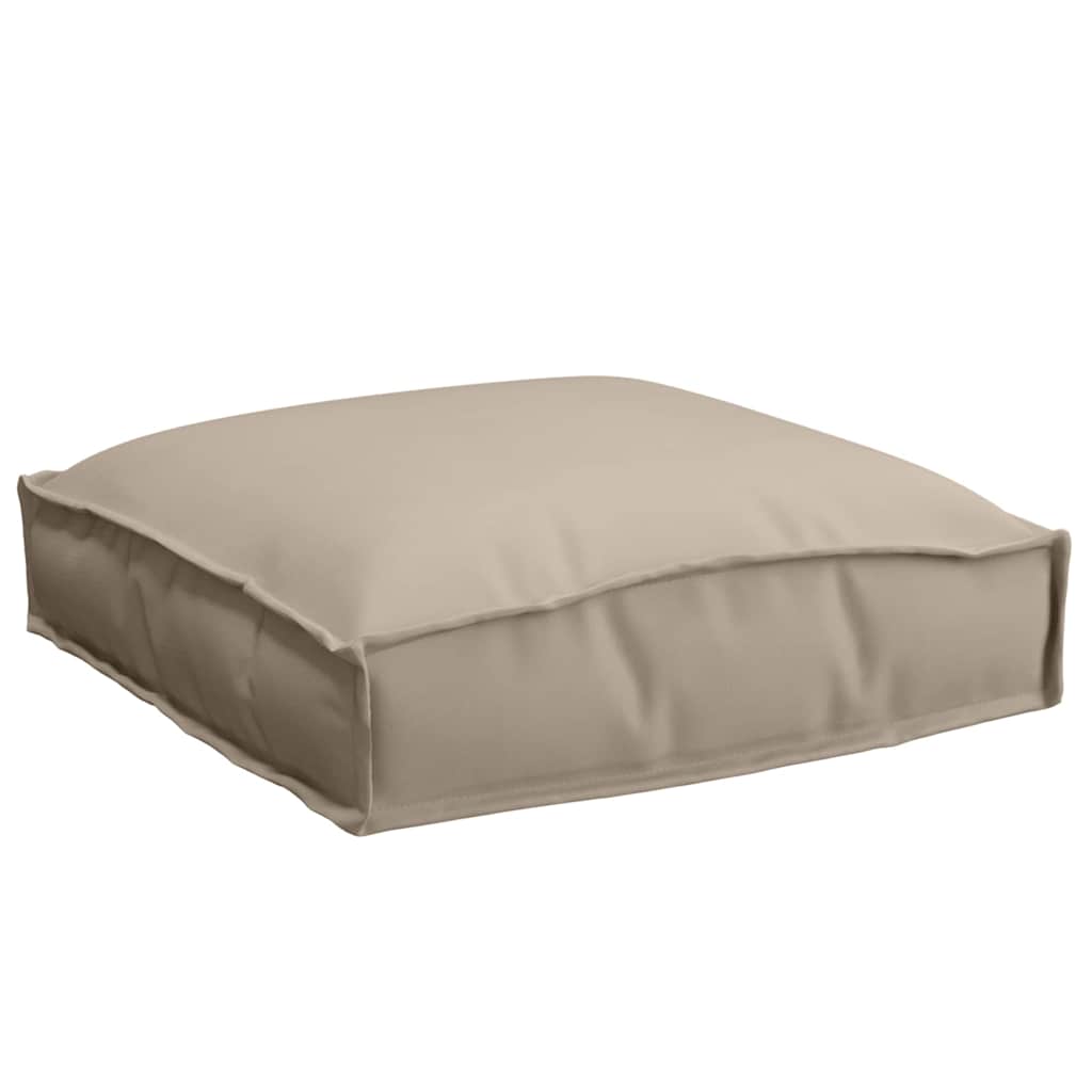 Almofada de palete para assento 6 pcs Cinzento-acastanhado