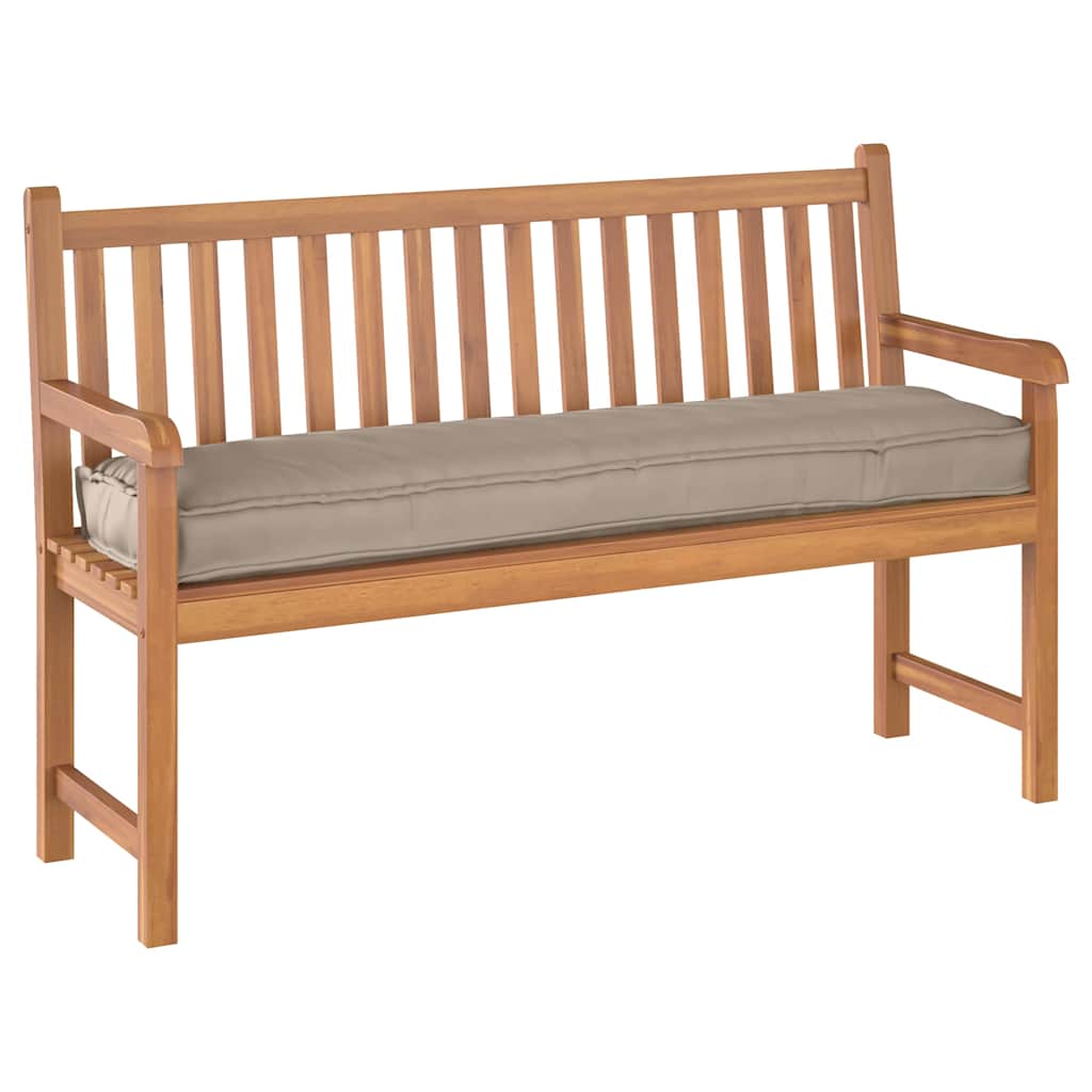 Almofada de palete para banco Cinzento-acastanhado