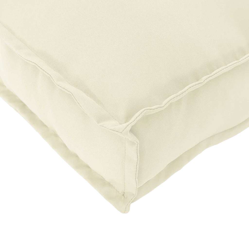 Travesseiro de palete Creme 180 x 40 x 8 cm Tecido Oxford