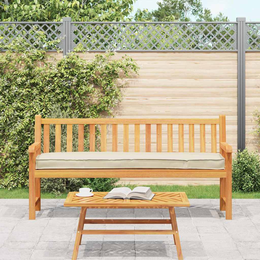 Travesseiro de palete Creme 180 x 40 x 8 cm Tecido Oxford