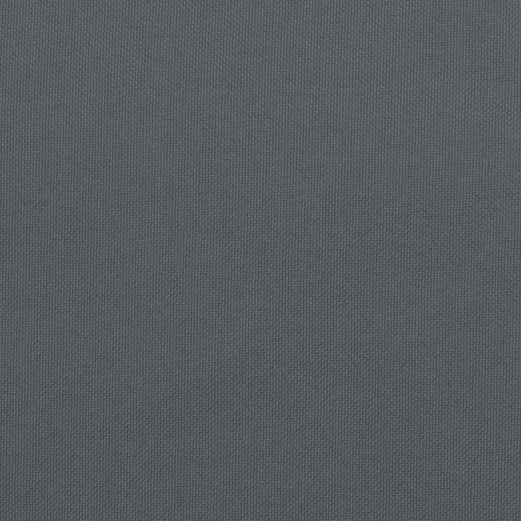 Travesseiro de palete Antracite 200 x 40 x 8 cm Tecido Oxford