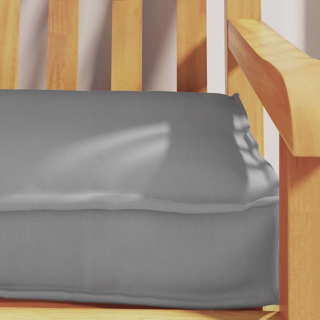 Conjunto de Almofadas para Palete 2 pcs Cinzeto 180 x 40 x 8 cm