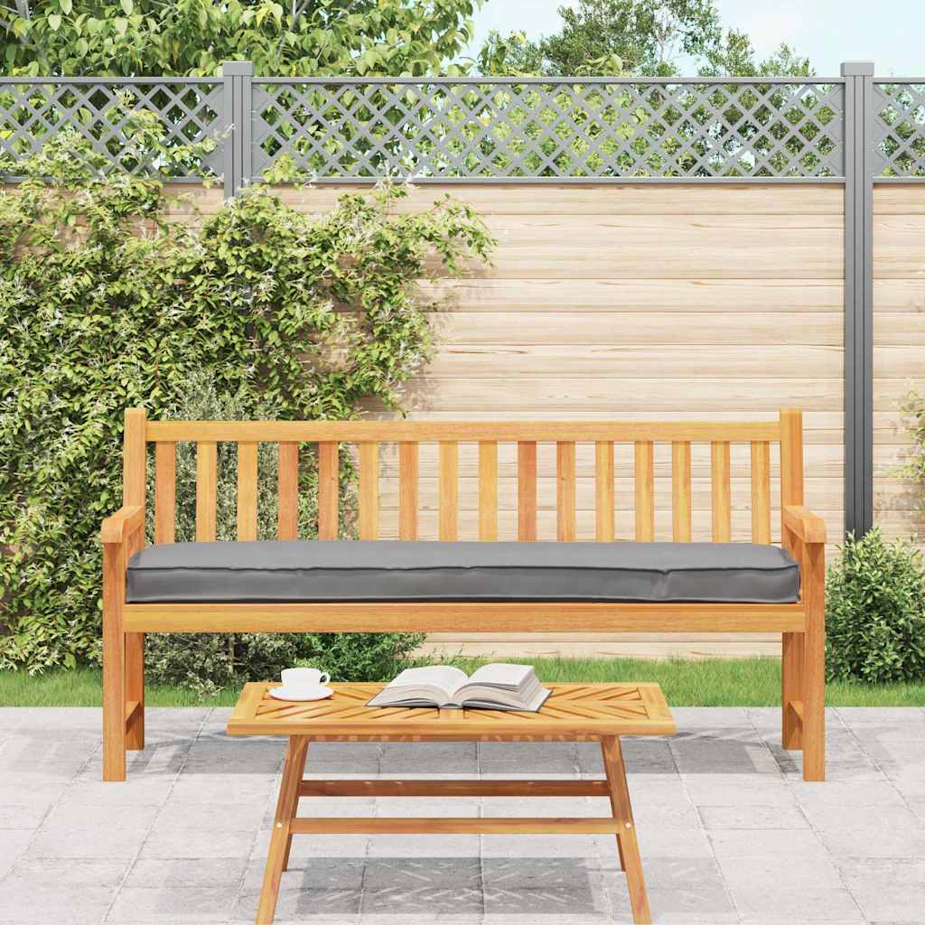 Conjunto de Almofadas para Palete 2 pcs Cinzeto 180 x 40 x 8 cm