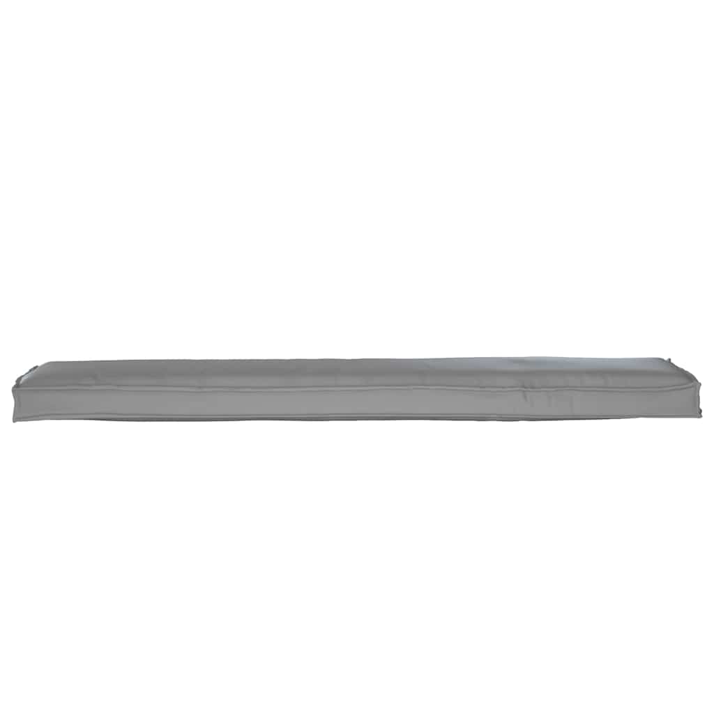 Conjunto de Almofadas para Palete 2 pcs Cinzeto 180 x 40 x 8 cm