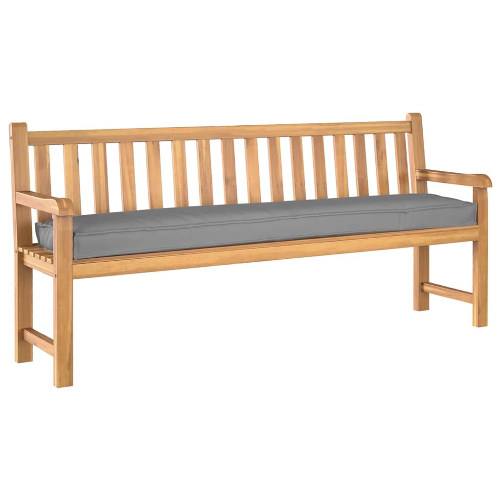Conjunto de Almofadas para Palete 2 pcs Cinzeto 180 x 40 x 8 cm