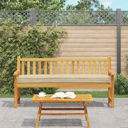 Conjunto de Almofadas para Palete 2 pcs Bege 180 x 40 x 8 cm