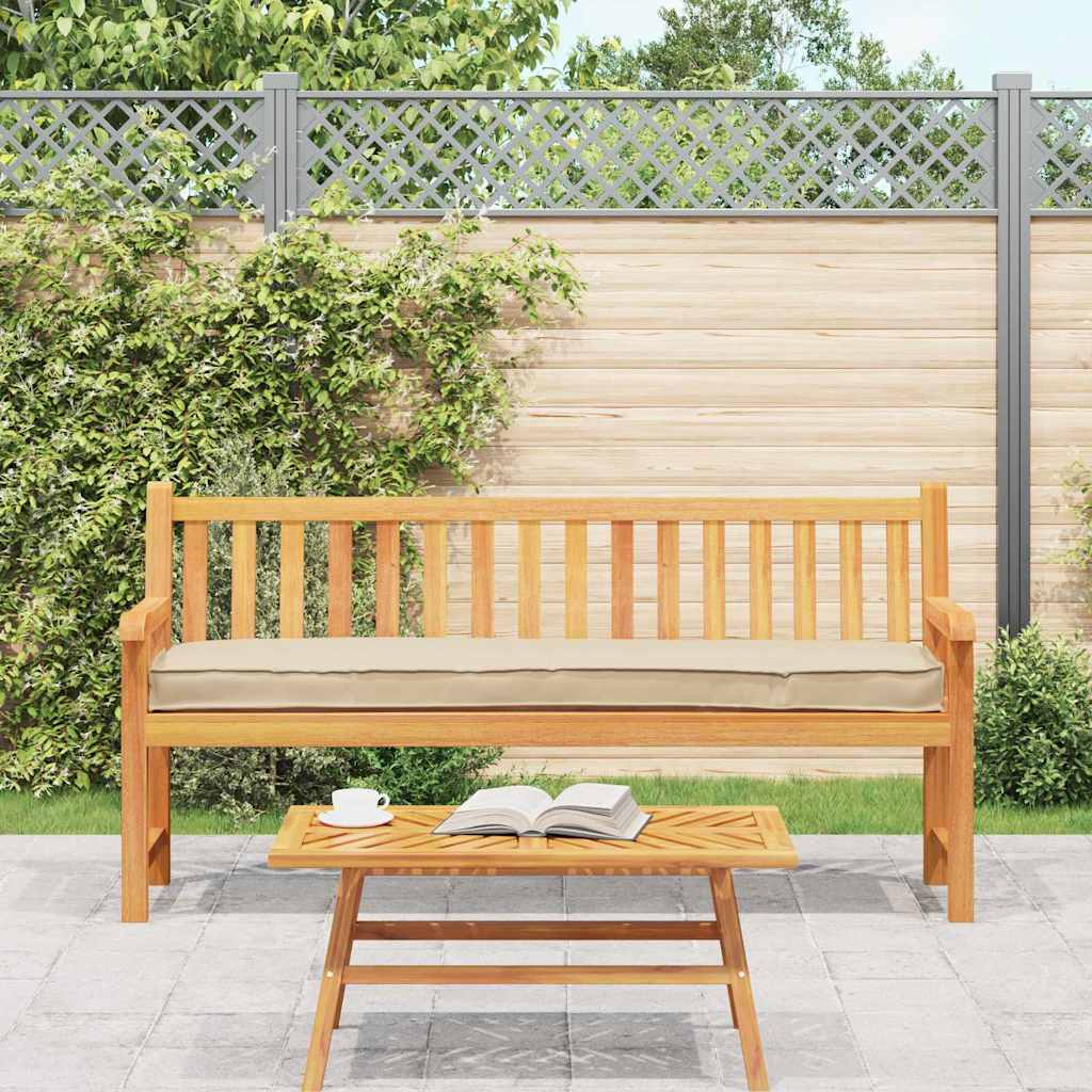 Conjunto de Almofadas para Palete 2 pcs Bege 180 x 40 x 8 cm