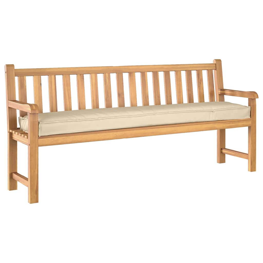 Conjunto de Almofadas para Palete 2 pcs Bege 180 x 40 x 8 cm