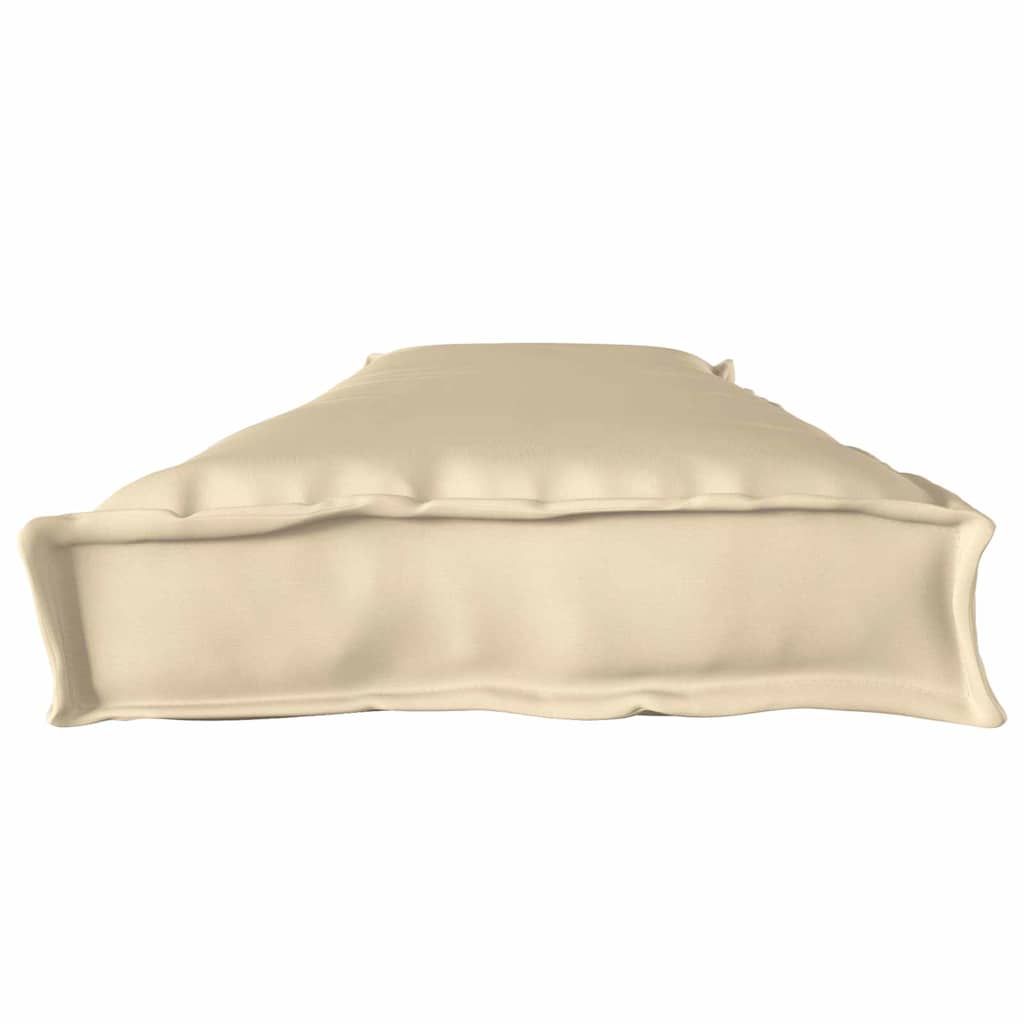 Conjunto de Almofadas para Palete 2 pcs Bege 180 x 40 x 8 cm