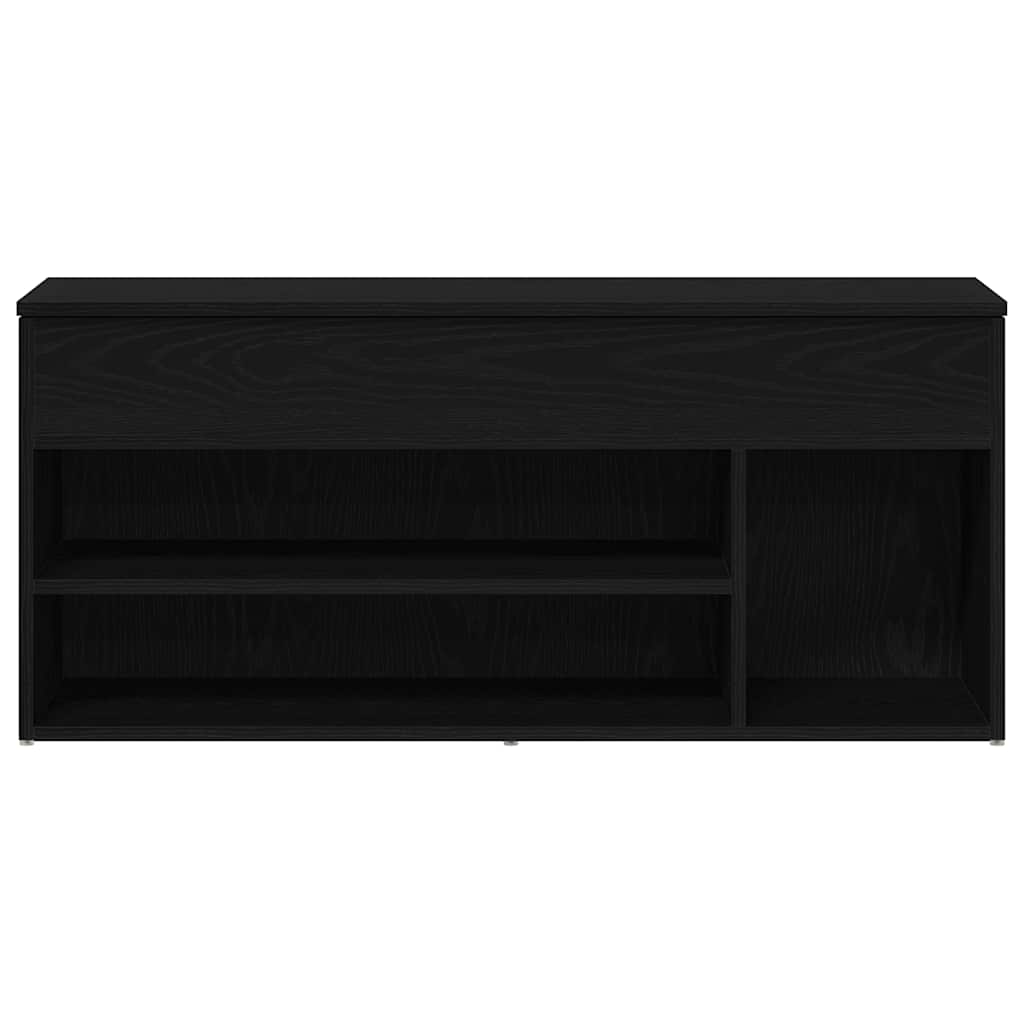 Banco sapateira 102x30,5x45 cm carvalho preto