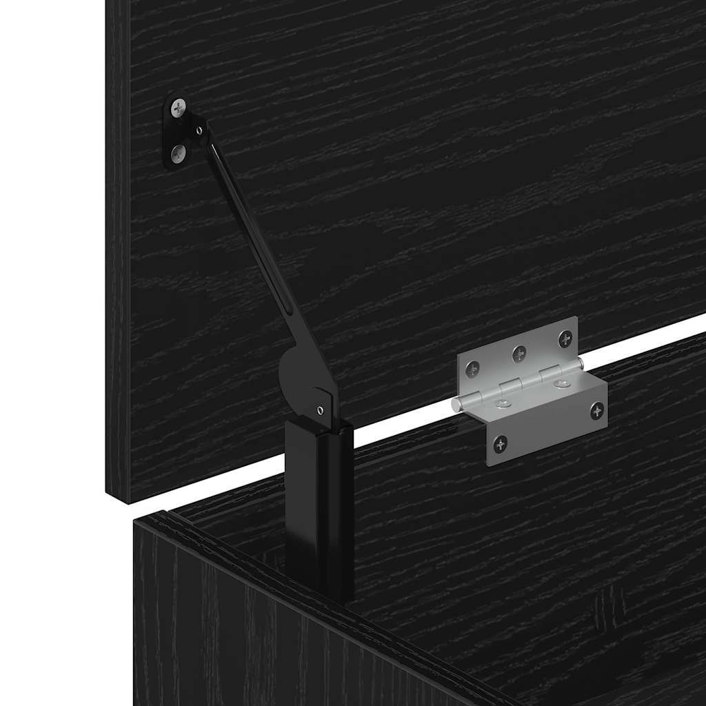 Banco sapateira 102x30,5x45 cm carvalho preto