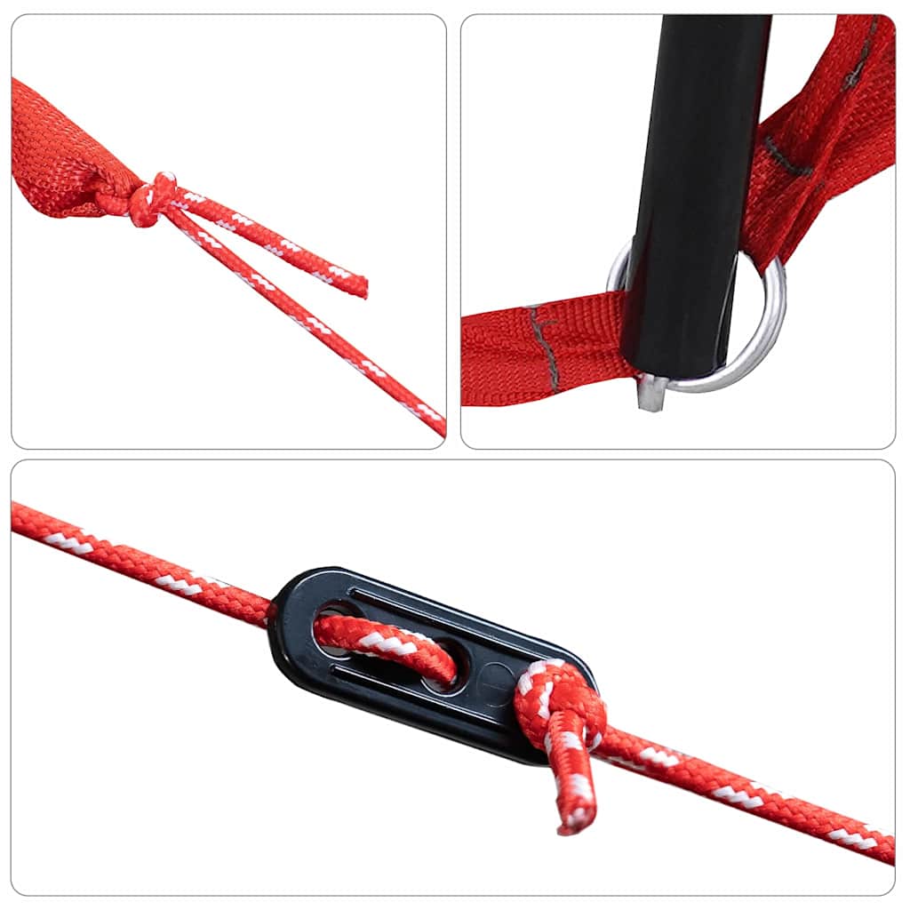 Barraca com telhado Verde e Preto 285 x 255 x 245 cm Poliéster