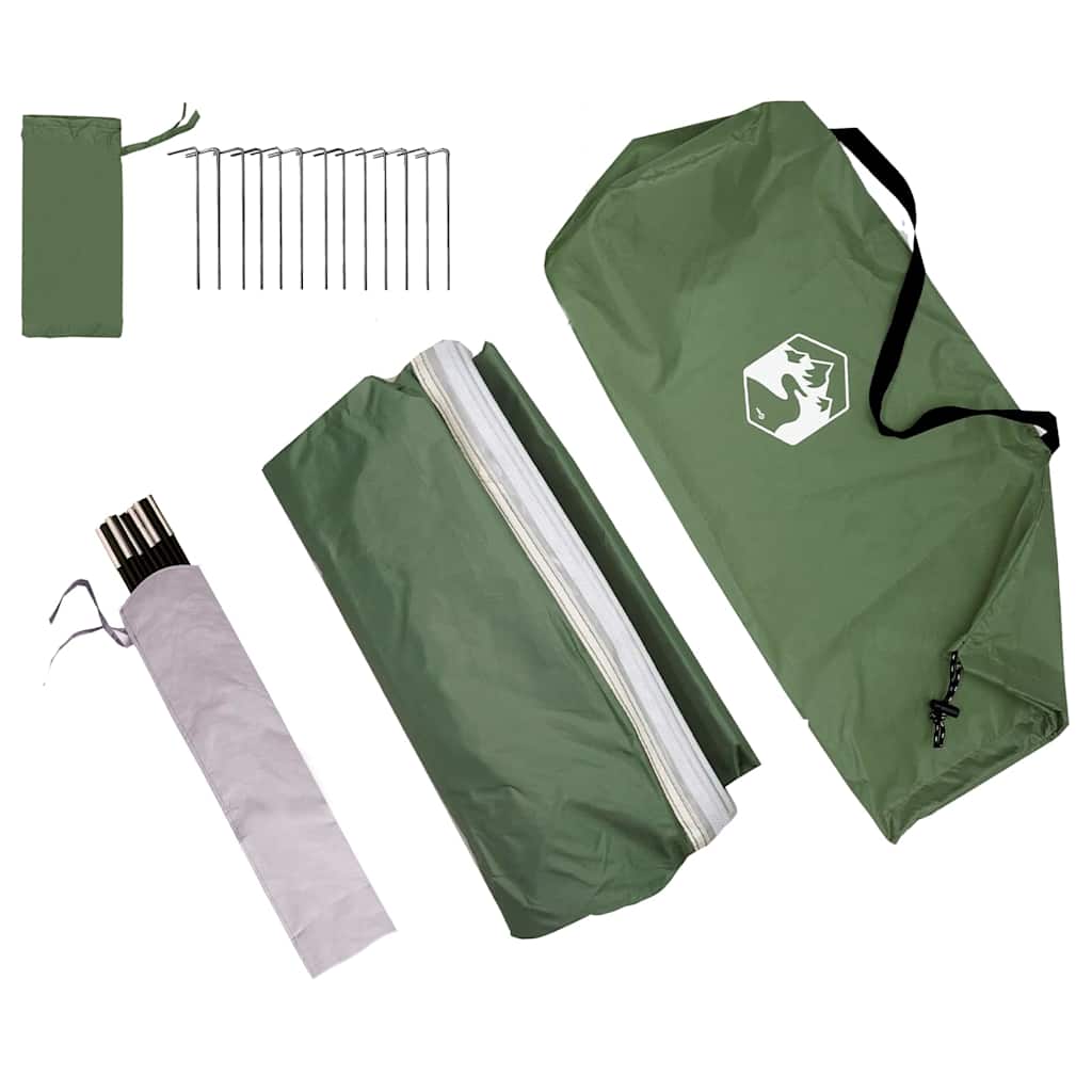 Barraca com telhado Verde e Preto 285 x 255 x 245 cm Poliéster