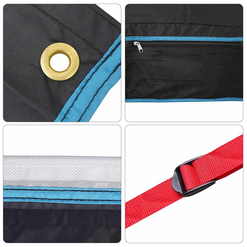 Bolsa de Armazenamento Preto e Azul 98 x 47 cm Oxford