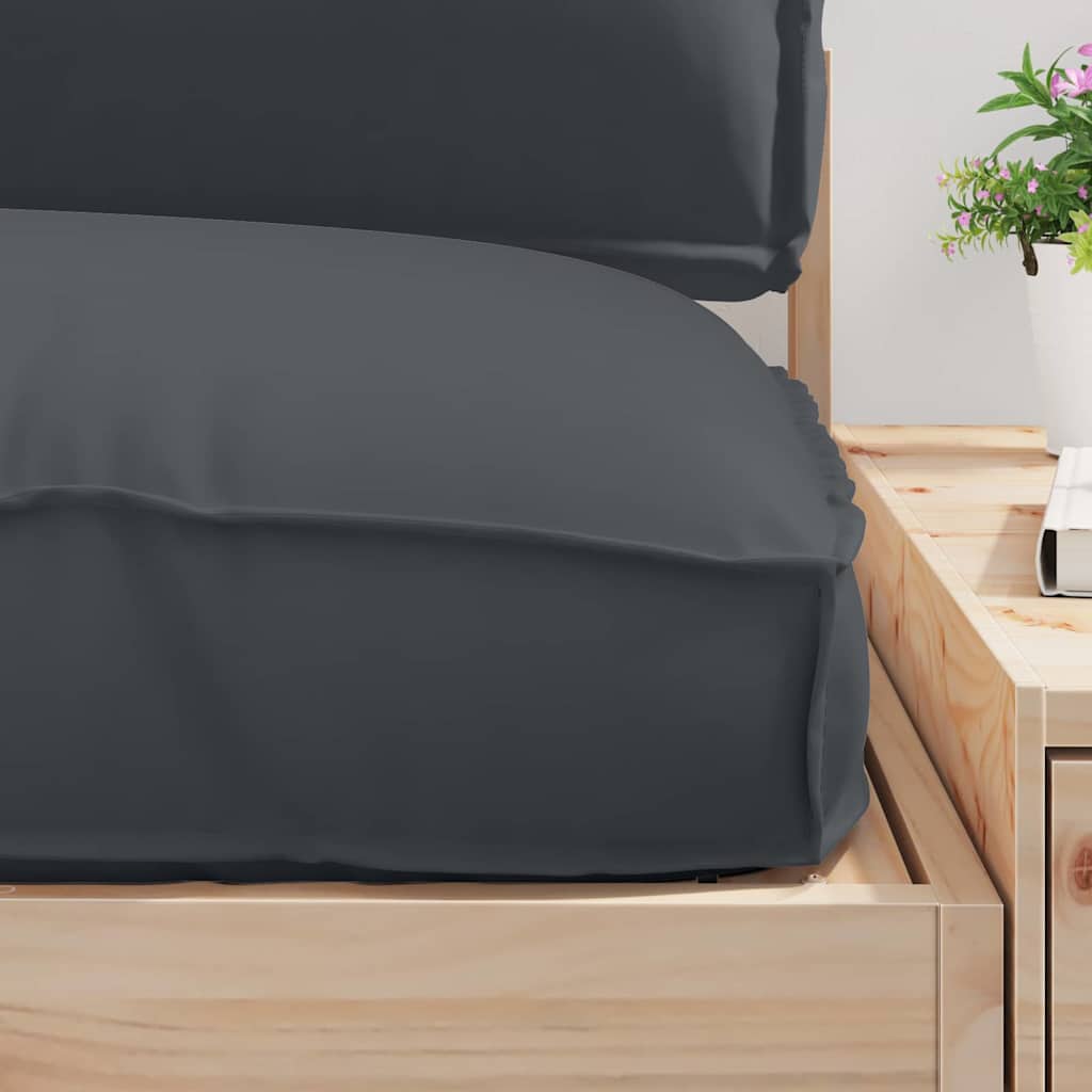 Conjunto de Almofadas para Palete 3 pcs Antracite