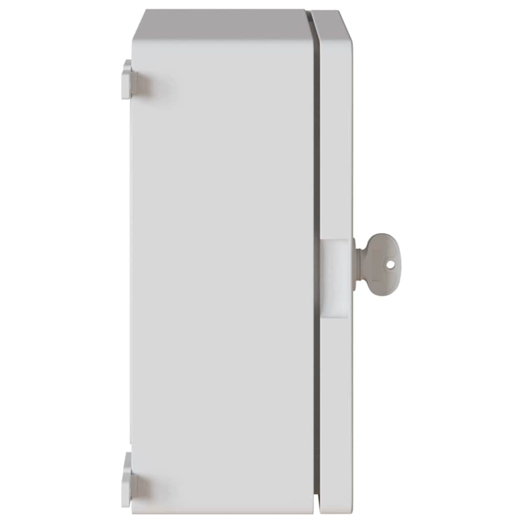 Armário de Controle Cinzeto 21 x 13 x 28 cm Plástico ABS