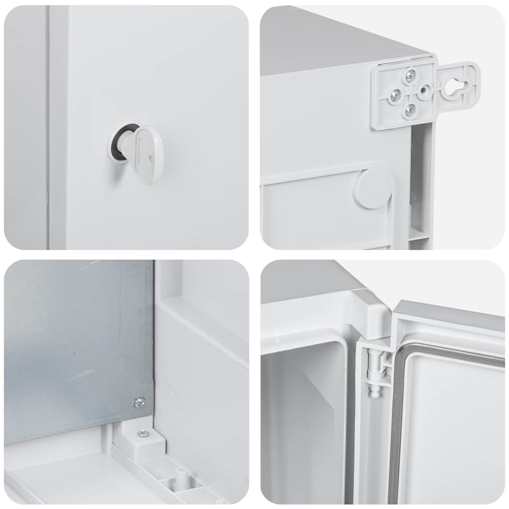 Armário de Controle Cinzeto 50 x 23 x 60 cm Plástico ABS