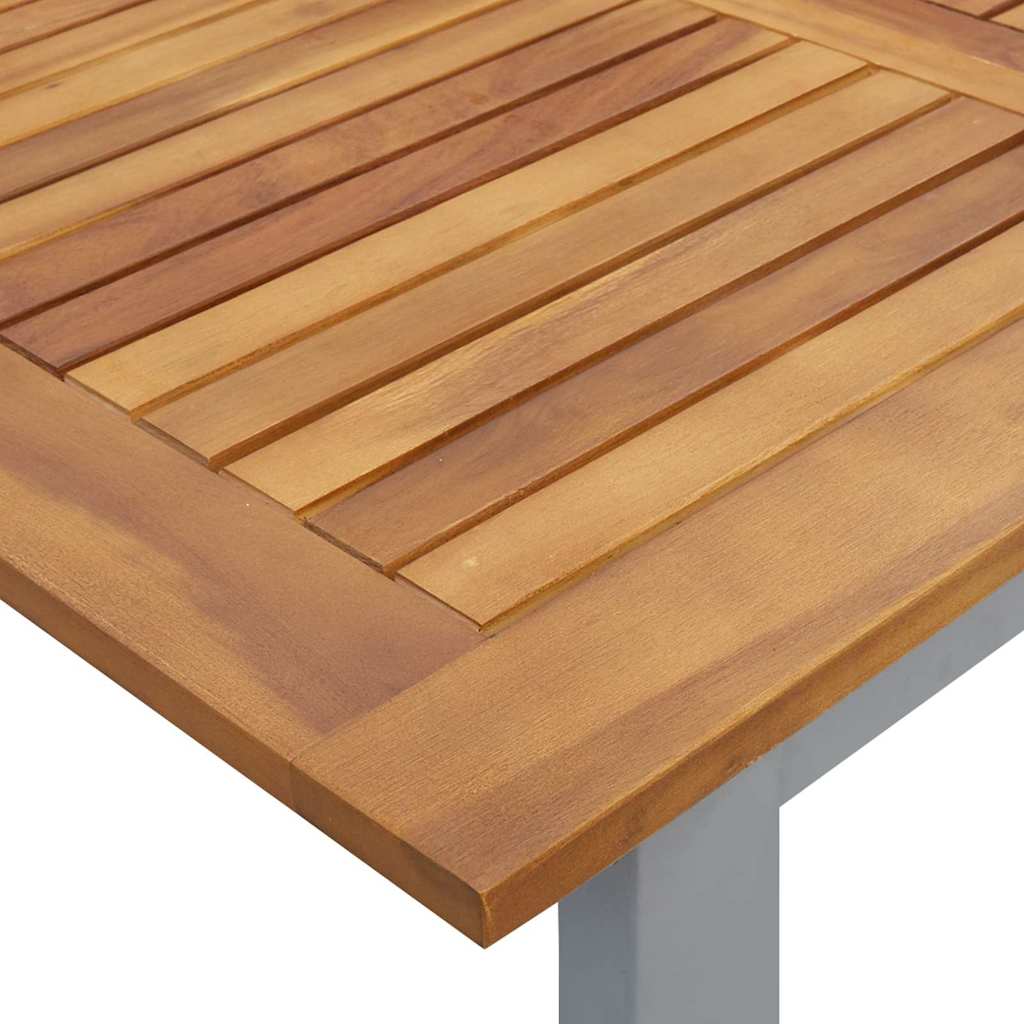 Mesa de Jantar para Jardim Cinzeto 140 x 80 x 75 cm