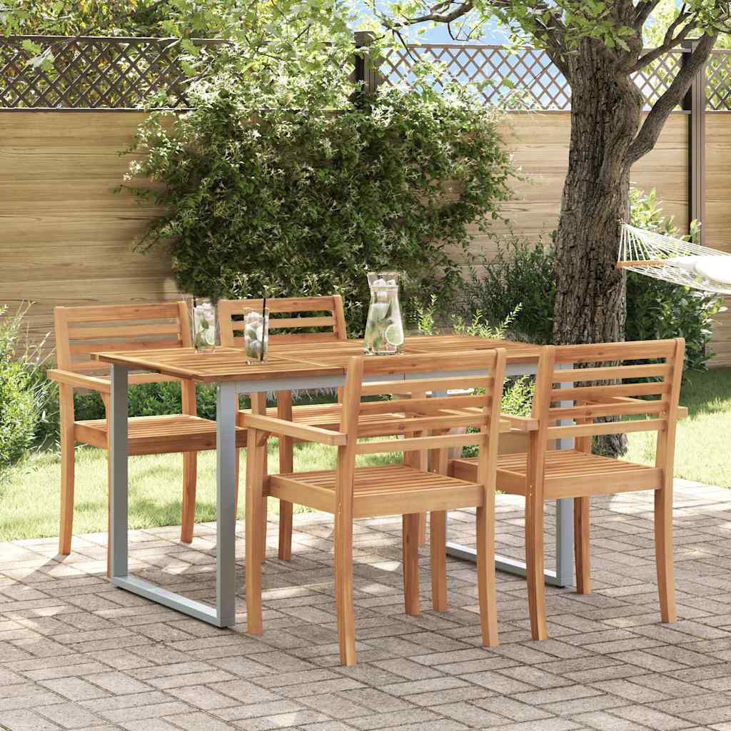 Mesa de Jantar para Jardim Cinzeto 140 x 80 x 75 cm