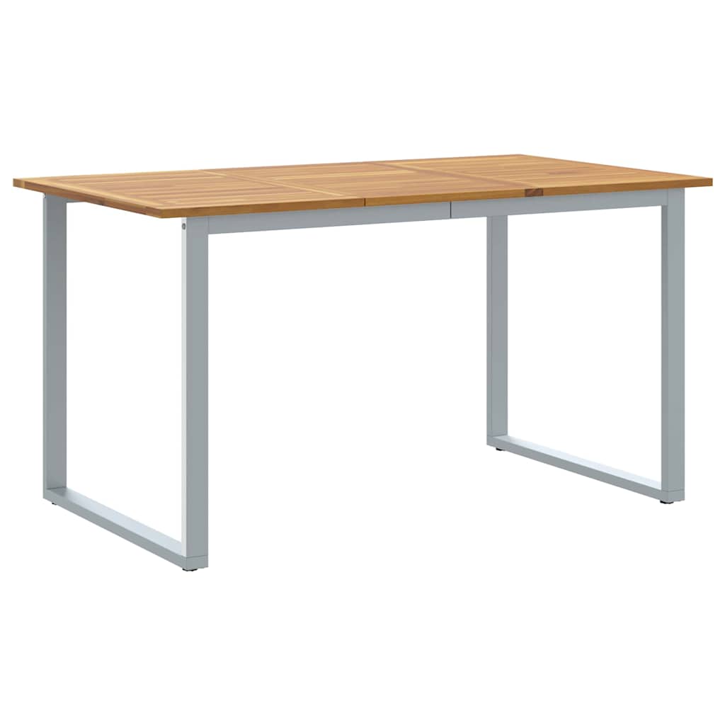 Mesa de Jantar para Jardim Cinzeto 140 x 80 x 75 cm