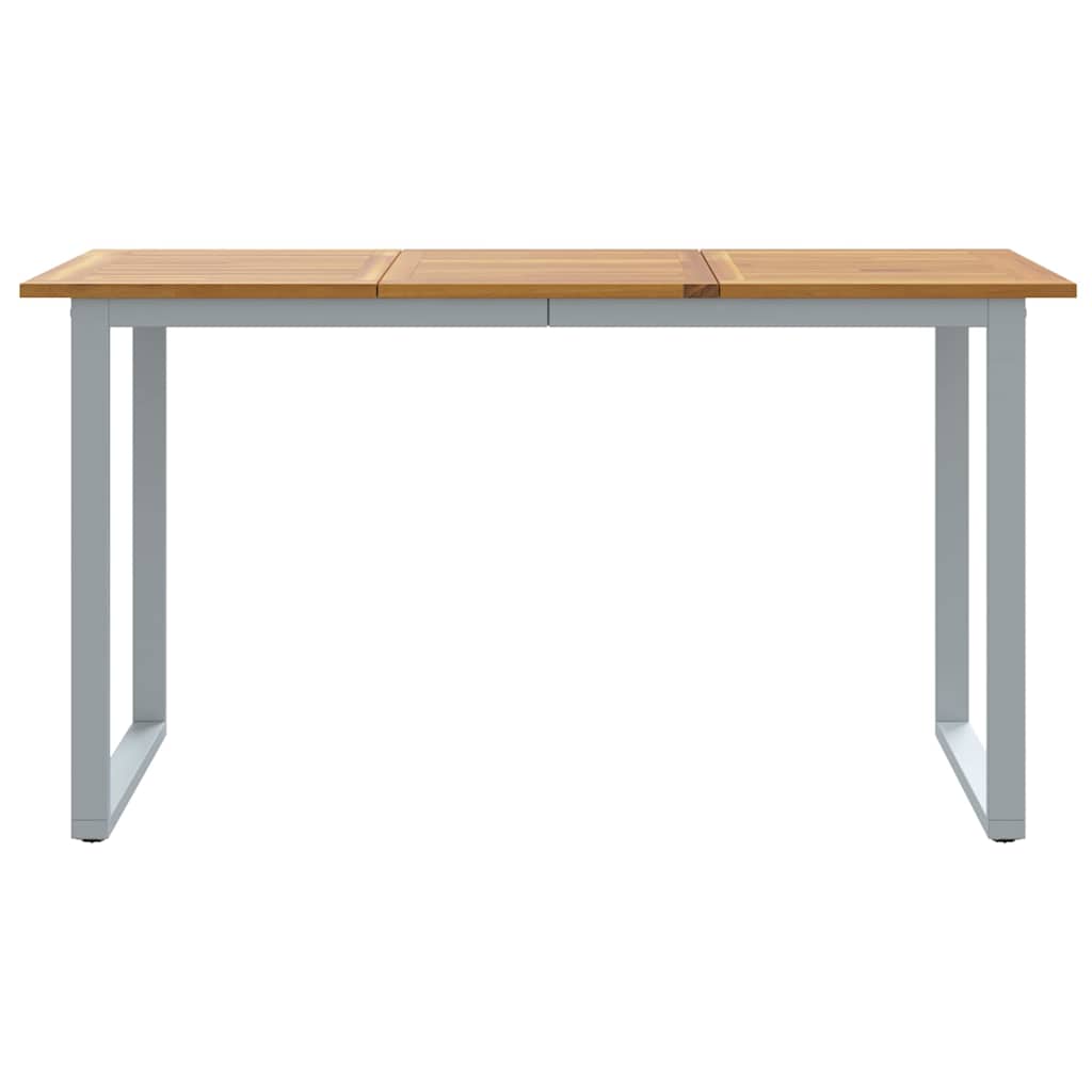 Mesa de Jantar para Jardim Cinzeto 140 x 80 x 75 cm
