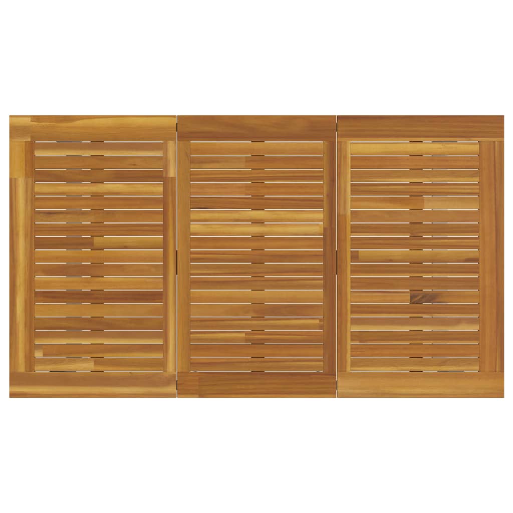 Mesa de Jantar para Jardim Cinzeto 140 x 80 x 75 cm