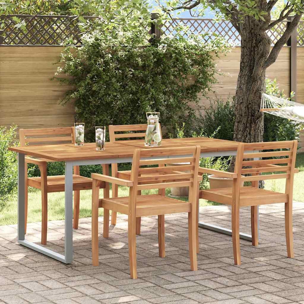 Mesa de Jantar para Jardim Cinzeto 180 x 90 x 75 cm