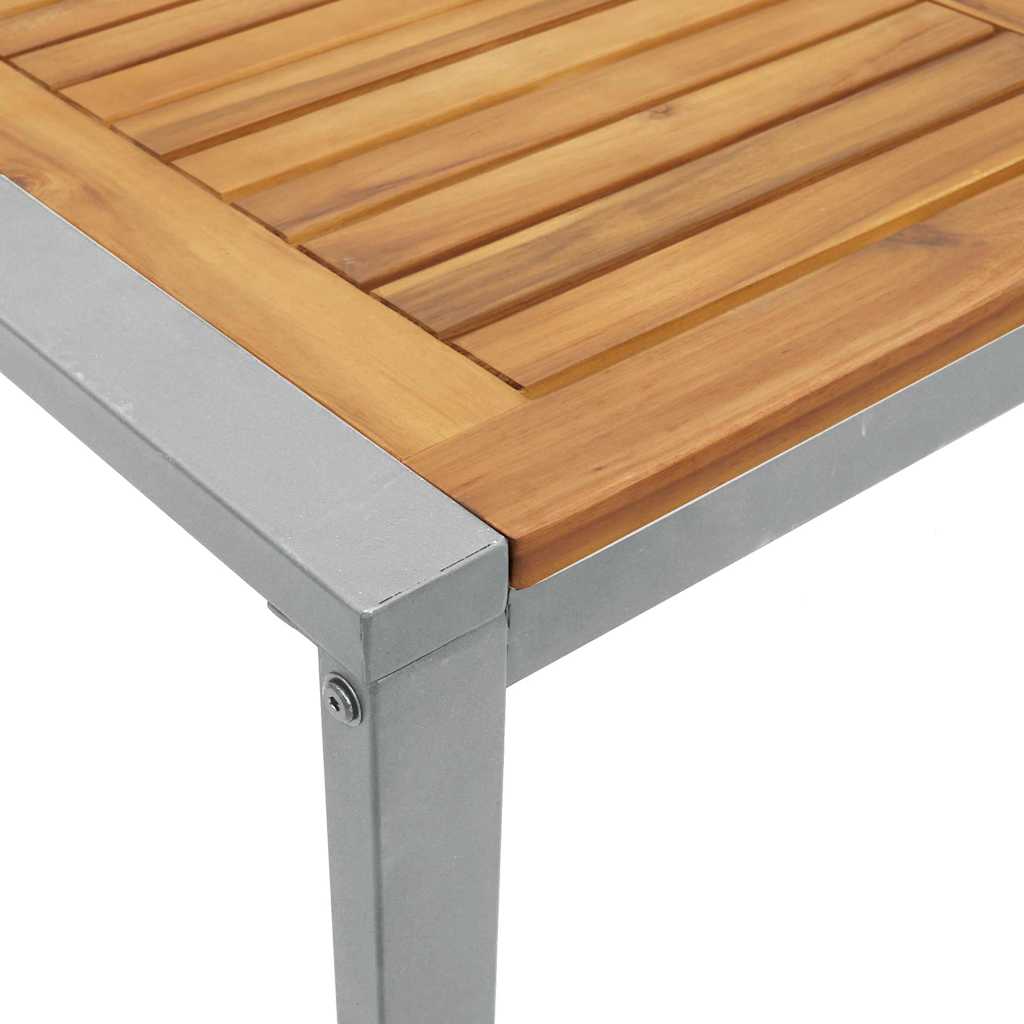 Mesa de Jantar para Jardim Cinzeto 140 x 80 x 75 cm